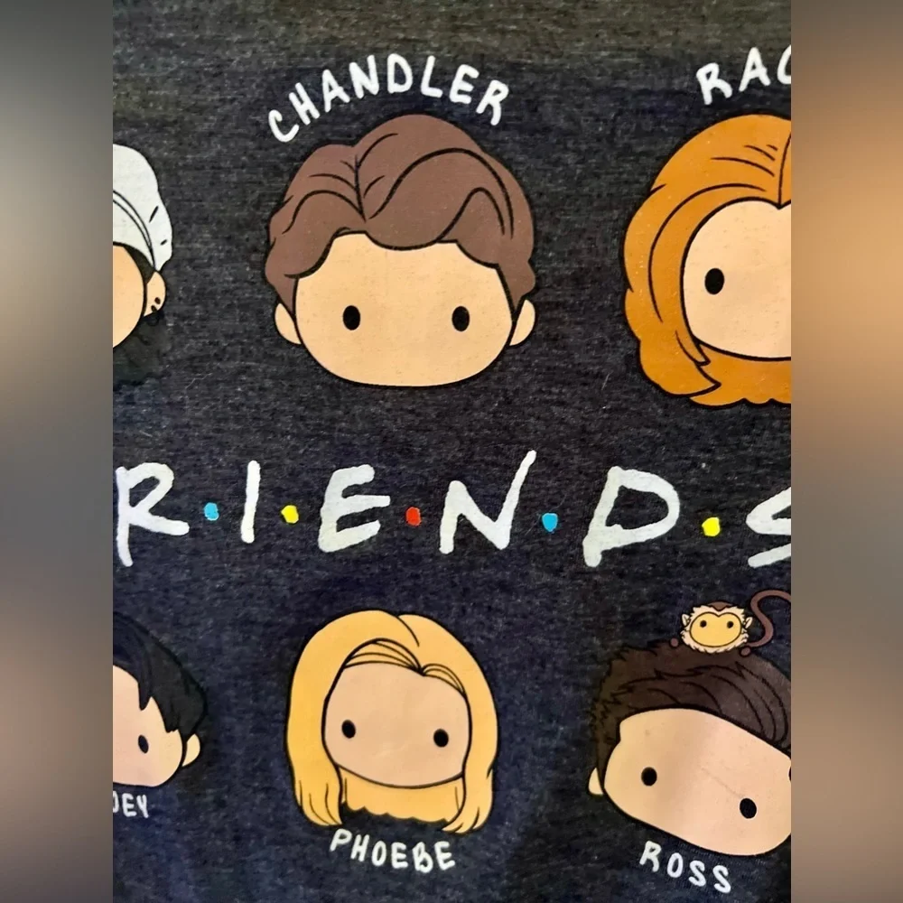 FRIENDS Girls Gray Longsleeve Shirt, Size 7/8